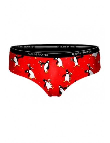 Braga Hipster John Frank Navidad Estampado Pingüinos