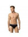 Slip Básico de Hombre Stripe (Negro) -Tommy Hilfiger-