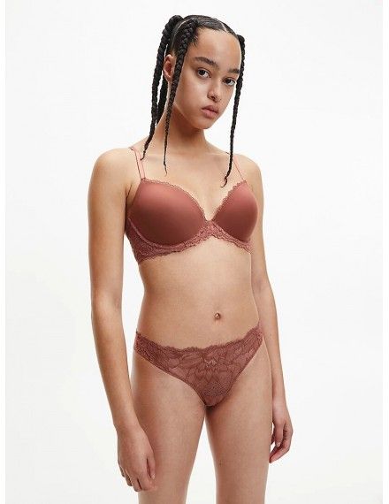 Sujetador Calvin Klein Invisible Push-Up Seductive Comfort (Ocre)