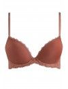 Sujetador Calvin Klein Invisible Push-Up Seductive Comfort (Ocre)