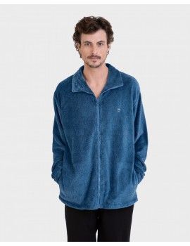 Bata de Hombre Massana Tejido Polar (Marino)