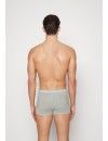 Bóxer Calvin Klein -3 Pack- Cotton Stretch (Gris, Blanco y Azul Fantasía)