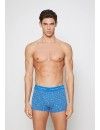 Bóxer Calvin Klein -3 Pack- Cotton Stretch (Gris, Blanco y Azul Fantasía)