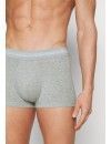 Bóxer Calvin Klein -3 Pack- Cotton Stretch (Gris, Blanco y Azul Fantasía)