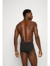 Slip Calvin Klein -3 Pack- Cotton Stretch (Negro Logo Azul, Fucsia y Gris)