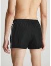 Bañador Corto Calvin Klein Logo Tape (Negro)