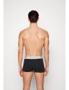 Bóxer Calvin Klein -3 Pack- Cotton Stretch (Negro Cinturilla Azul, Gris y Blanca)