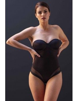 Body Selene Miranda Sin Tirantes con Aros y Relleno (Negro)