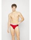 Slip Calvin Klein -3 Pack- Cotton Stretch (Beige, Rojo y Marrón)