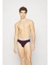 Slip Calvin Klein -3 Pack- Cotton Stretch (Beige, Rojo y Marrón)