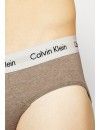 Slip Calvin Klein -3 Pack- Cotton Stretch (Beige, Rojo y Marrón)
