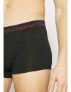 Bóxer Calvin Klein -3 Pack- Cotton Stretch (Negro Logo Multicolor)