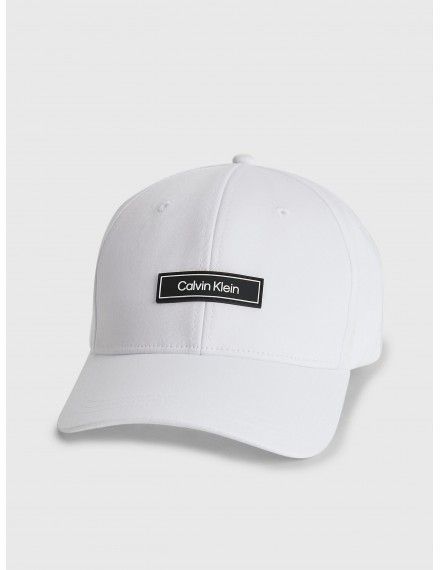 Gorra Calvin Klein Unisex Algodón Orgánico (Blanco)
