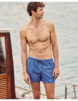 Calção de Banho Massana Estampado (Azul)