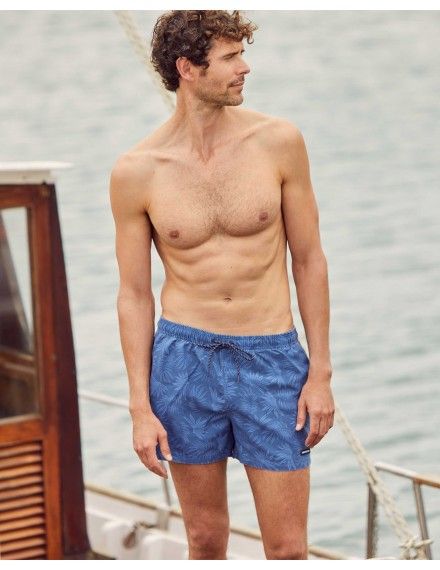 Bañador Corto Massana Estampado (Azul)