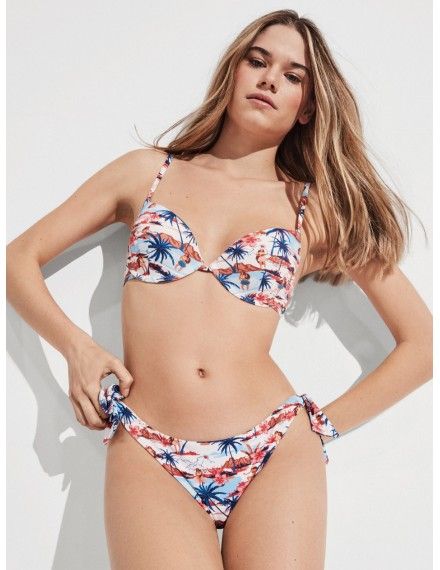 Bikini Gisela Push-Up Estampado Tropical EKO