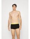 Bóxer Calvin Klein -3 Pack- Cotton Stretch (Negro Cinturilla Gris, Amarillo y Verde)