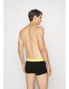 Bóxer Calvin Klein -3 Pack- Cotton Stretch (Negro Cinturilla Gris, Amarillo y Verde)