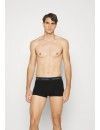 Bóxer Calvin Klein -3 Pack- Cotton Stretch (Negro Cinturilla Gris, Amarillo y Verde)