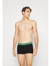 Bóxer Calvin Klein -3 Pack- Cotton Stretch (Negro Cinturilla Gris, Amarillo y Verde)