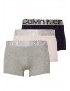 Bóxer Calvin Klein Reconsidered Steel -3 Pack- (Gris, Marino y Maquillaje)