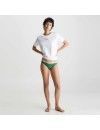 Braga Bikini Calvin Klein -3 Pack- Carousel (Blanco, Verde y Piel)