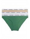 Braga Bikini Calvin Klein -3 Pack- Carousel (Blanco, Verde y Piel)