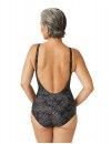 Bañador Naturana de Control Estampado (Negro, Marrón y Turquesa)