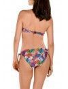 Bikini Tamouré Bandeau Estampado Floral con Cenefas (Multicolor)