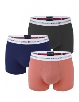 Bóxer Tommy Hilfiger -3 Pack- Signature Cotton Essentials (Ocre, Gris y Marino)