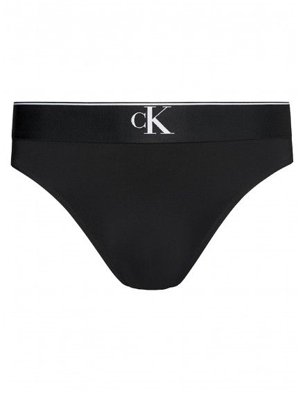 Bañador slip Calvin Klein CK Monogram (Negro)