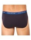 Slip Tommy Hilfiger -3 Pack- Premium Essentials (Marino Cinturilla Azul, Teja y Marino)
