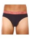 Slip Tommy Hilfiger -3 Pack- Premium Essentials (Marino Cinturilla Azul, Teja y Marino)