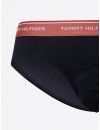 Slip Tommy Hilfiger -3 Pack- Premium Essentials (Marino Cinturilla Azul, Teja y Marino)