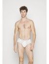 Slip Calvin Klein -3 Pack- Cotton Stretch (Azul, Gris y Crudo)