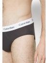 Slip Calvin Klein -3 Pack- Cotton Stretch (Azul, Gris y Crudo)