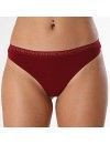 Tanga Tommy Hilfiger Lace -3 Pack- (Blanco, Negro y Granate)