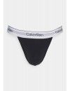 Tanga Calvin Klein -3 Pack- Modern Cotton Stretch (Negro, Azul y Gris)