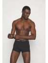 Bóxer Calvin Klein -3 Pack- Cotton Stretch (Negro, Rojo Fantasía y Negro)