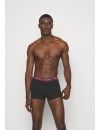 Bóxer Calvin Klein -3 Pack- Cotton Stretch (Negro, Rojo Fantasía y Negro)