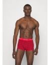 Bóxer Calvin Klein -3 Pack- Cotton Stretch (Negro, Rojo Fantasía y Negro)