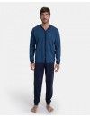 Pijama de Hombre Massana Tejido Punto Doble Cara (Marino)