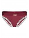 Braga Bikini Tommy Hilfiger con Encaje y Logo (Granate)