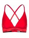 Sujetador Calvin Klein de Triángulo Unlined Modern Cotton (Rojo)