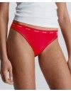 Braguita Bikini Calvin Klein Bottoms Up Microfibra (Rojo)