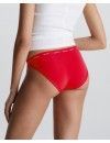 Braguita Bikini Calvin Klein Bottoms Up Microfibra (Rojo)
