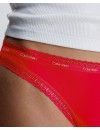 Braguita Bikini Calvin Klein Bottoms Up Microfibra (Rojo)