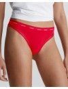 Tanga Calvin Klein Bottoms Up Microfibra (Rojo)