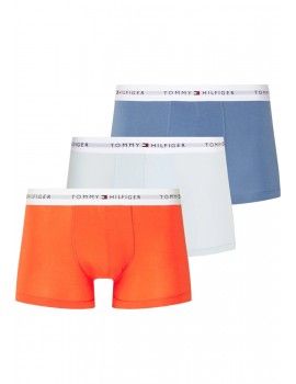 Bóxer Tommy Hilfiger -3 Pack- Signature Cotton Essentials (Azul, Celeste y Rojo)