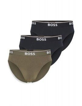 Slip Boss Power -3 Pack- Cotton Stretch (Negro, Marino y Kaki)